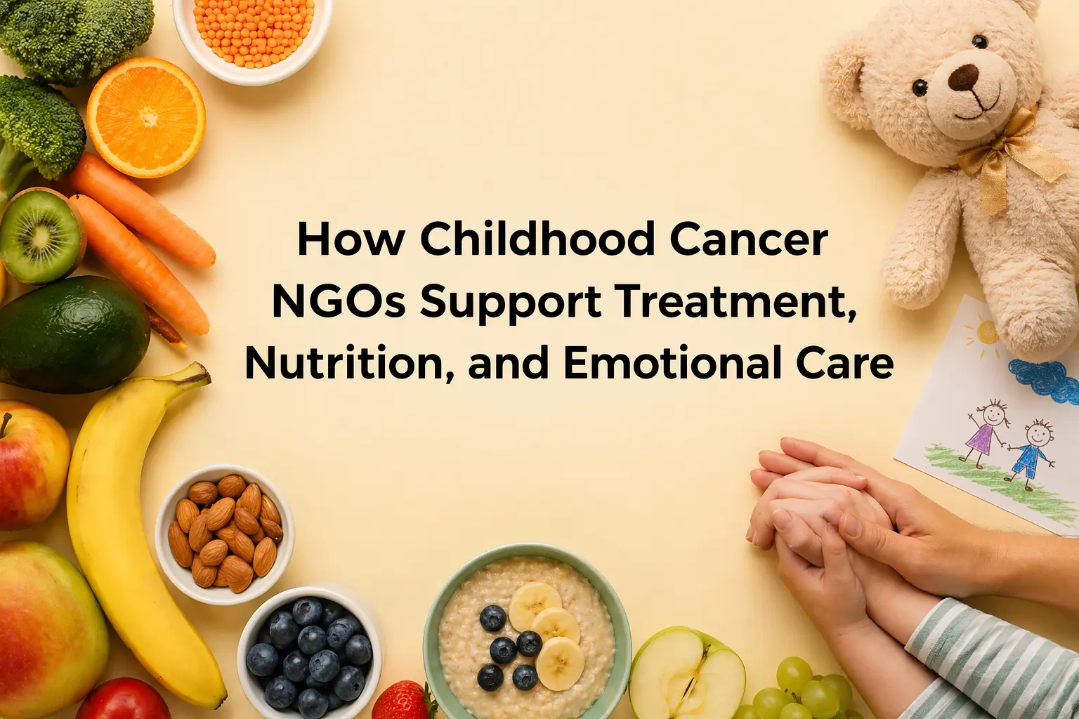 NGOs supporting childhood cancer care, nutrition, and emotional support